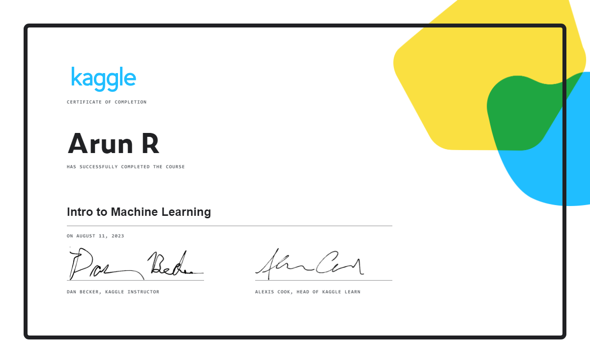 Kaggle Intro to Machine Learning