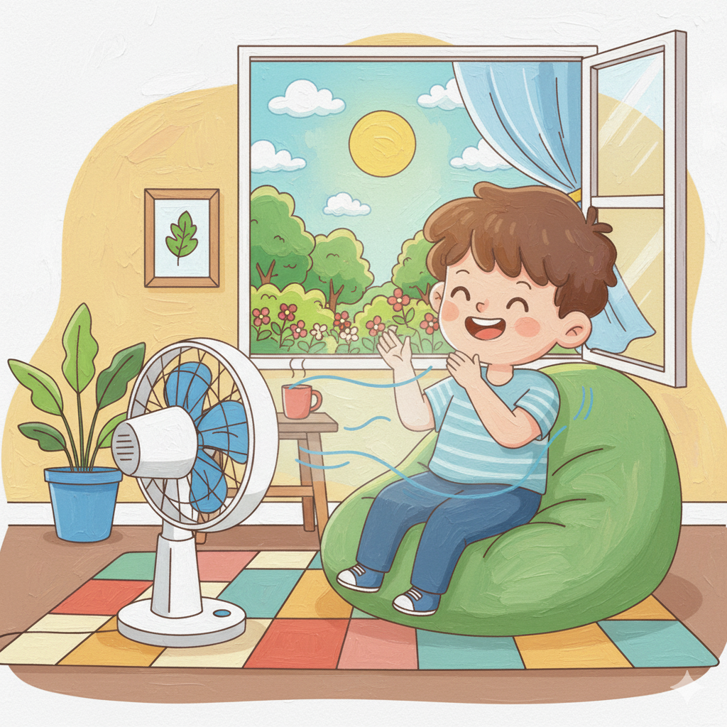 Temperature Controlled DC Fan